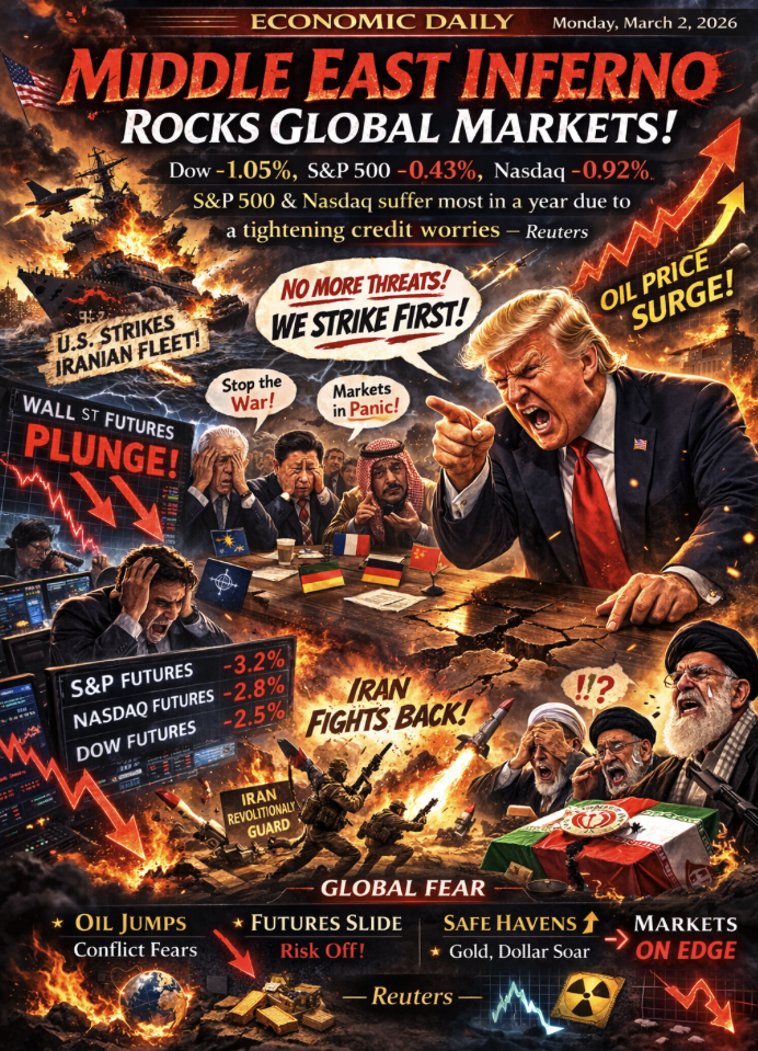 U.S. Market Recap ❘ 2026.03.02 (Mon)