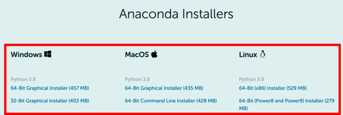 아나콘다3 윈도우