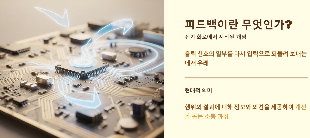 피드백의 뜻