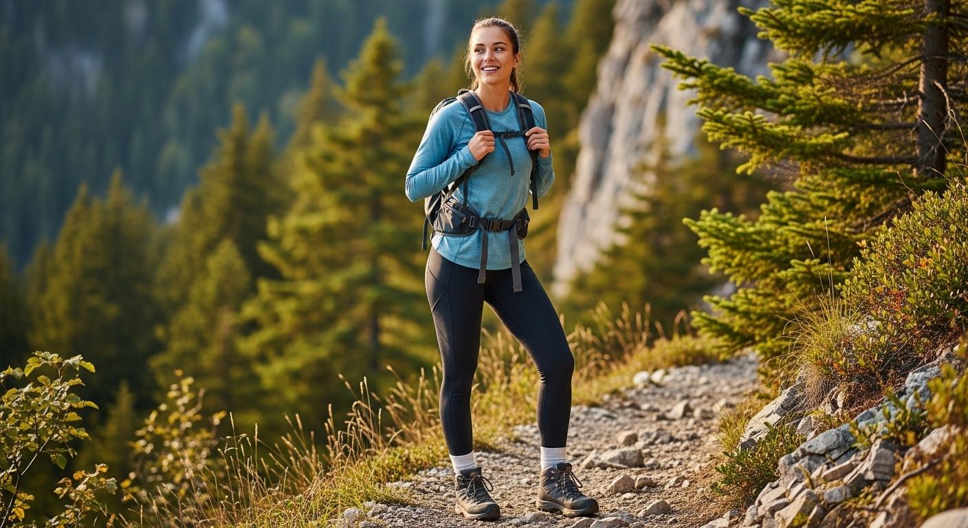 레깅스 등산복 스타일