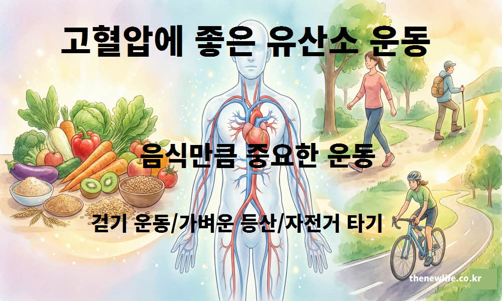고혈압에 좋은 음식과 유산소 운동