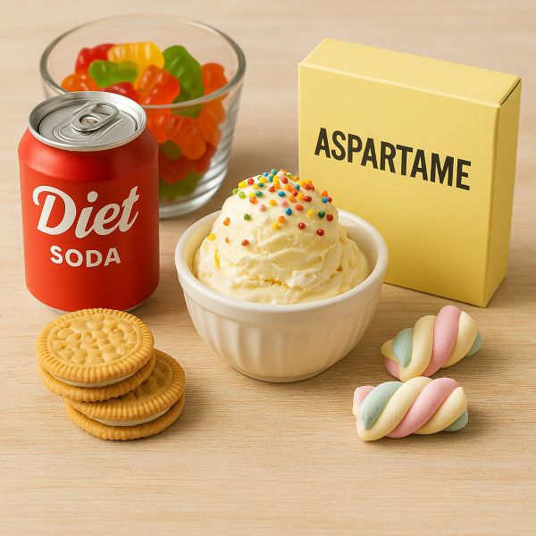 인공감미료가 포함된 음식