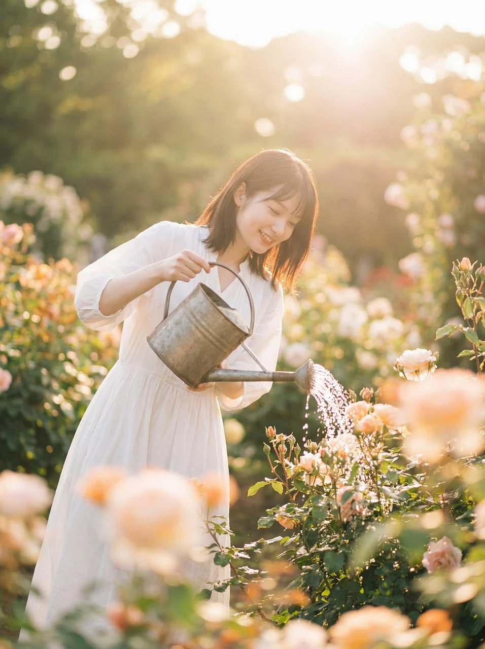 꽃에 물주기 관리 키우기