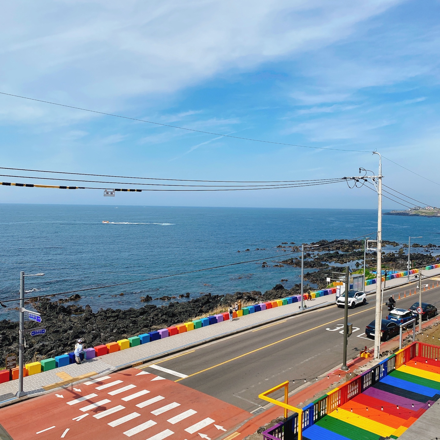 제주 도두 무지개 해안도로 도두봉 해수파크 포토존 비행기 제주공항근처 카페 나모나모베이커리