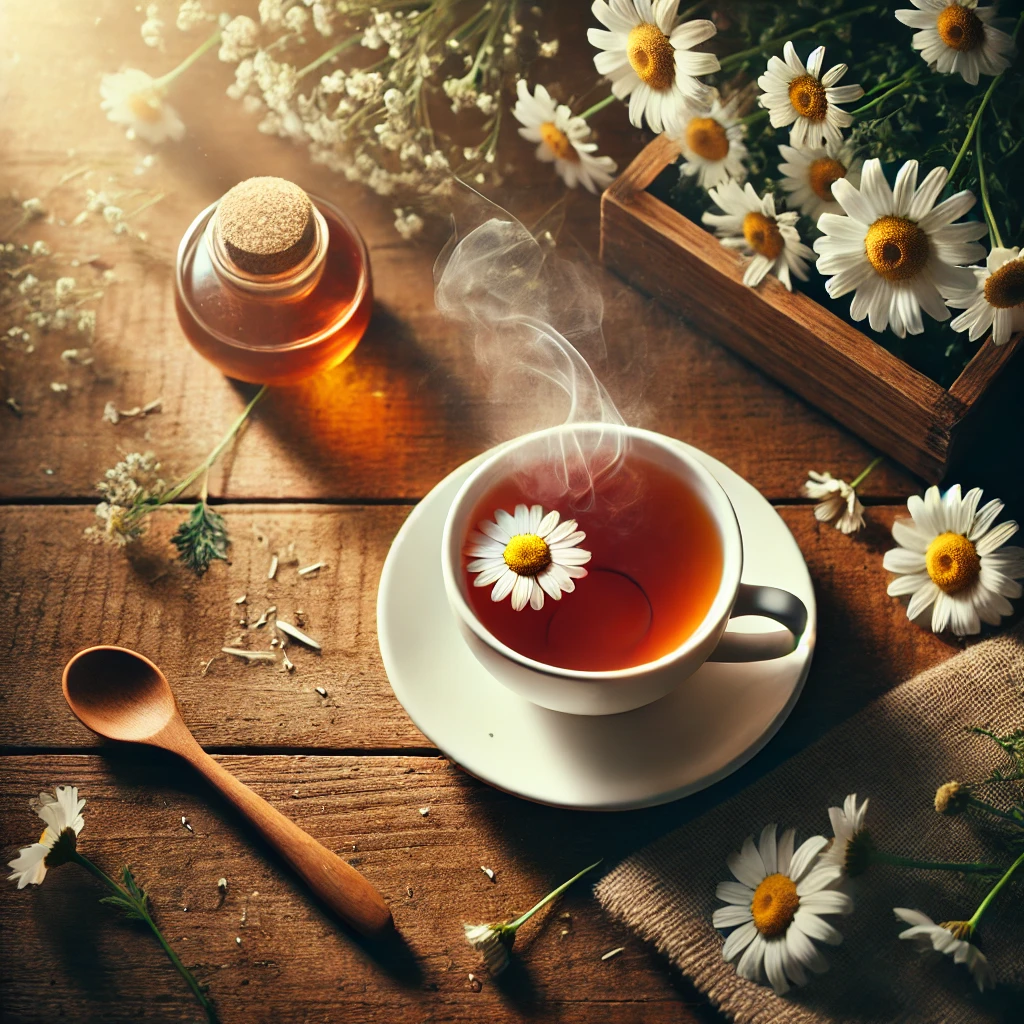 캐모마일차로 봄철 건강 관리하기