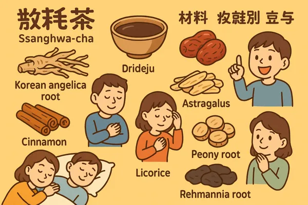 쌍화차 재료 구성과 약재별 효능7
