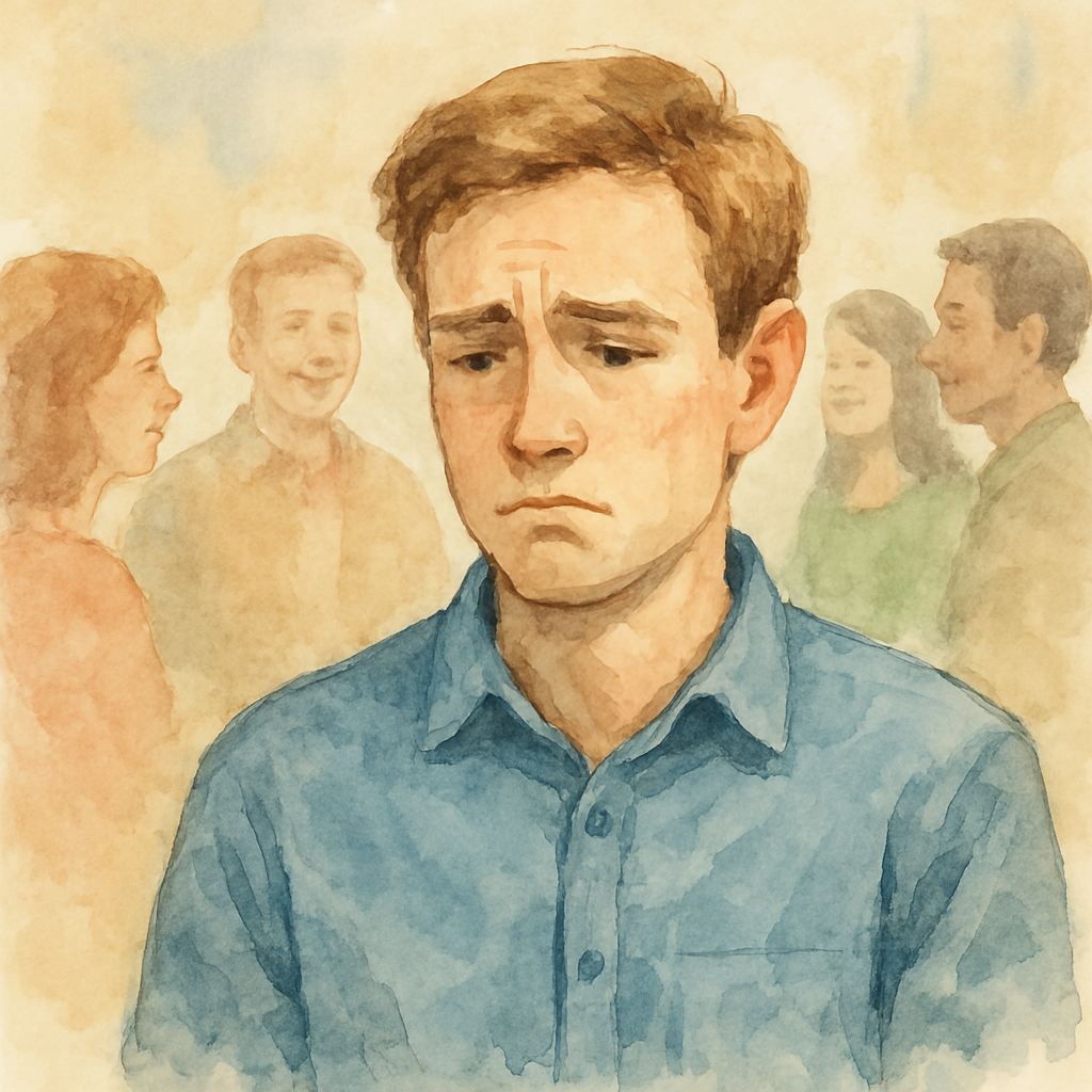 왜 나는 사람 많은 곳에서 '얼굴이 얼어붙을까?'