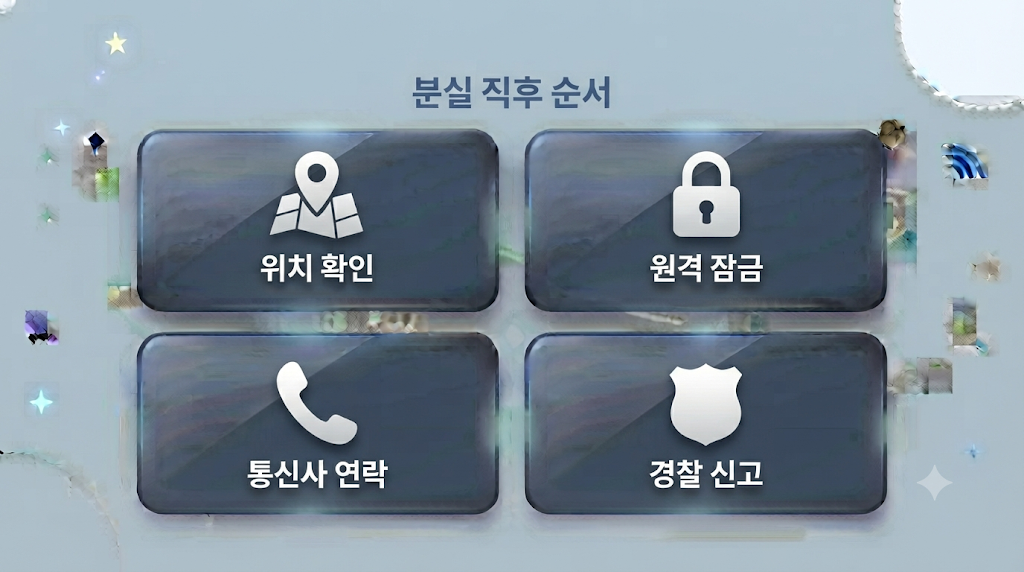 분실 직후 대처 순서