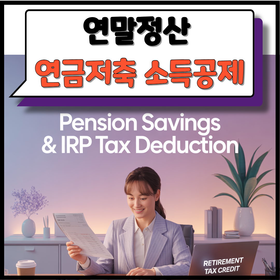 연말정산 연금저축 소득공제 이미지