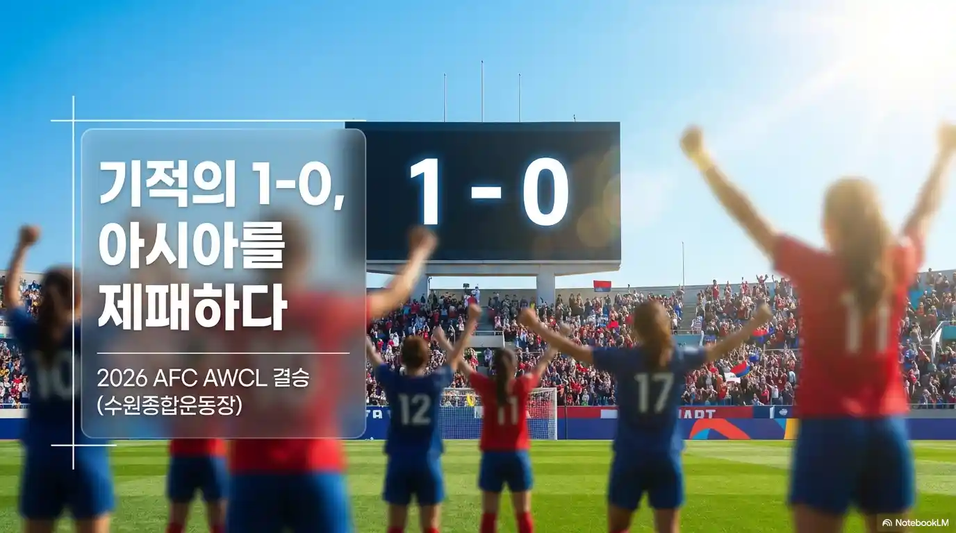 북한 내고향 여자축구단 1 대 0 우승