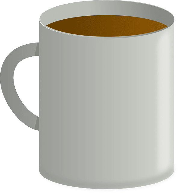 머그잔에담긴커피사진