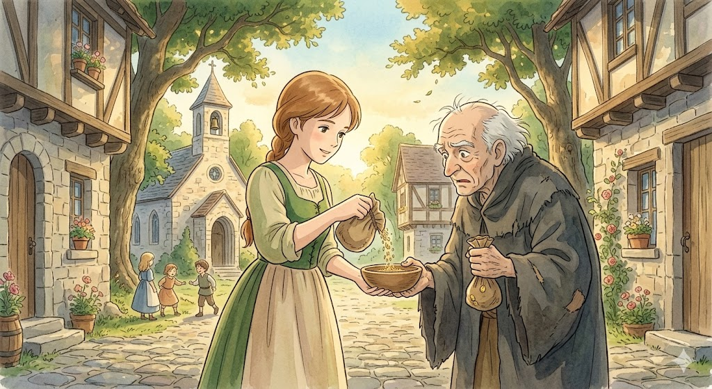 마르셀린 드 플랑의 '탐욕과 사랑 (L'Avare et l'Amour)': 탐욕과 사랑의 대조를 통한 중세의 영혼 구원 이야기