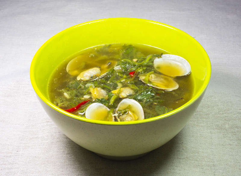 바지락 쑥국 사진