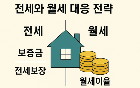 보증금 월세이율 전세보장 비교한 전세와 월세 대응 전략 관련 이미지