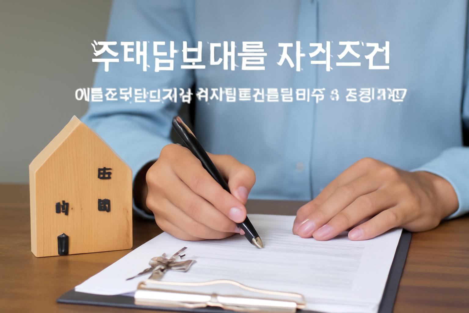 주택담보대출 자격조건