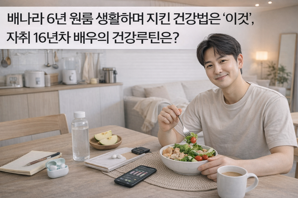 배우 배나라 16년 자취생활 건강루틴 대공개