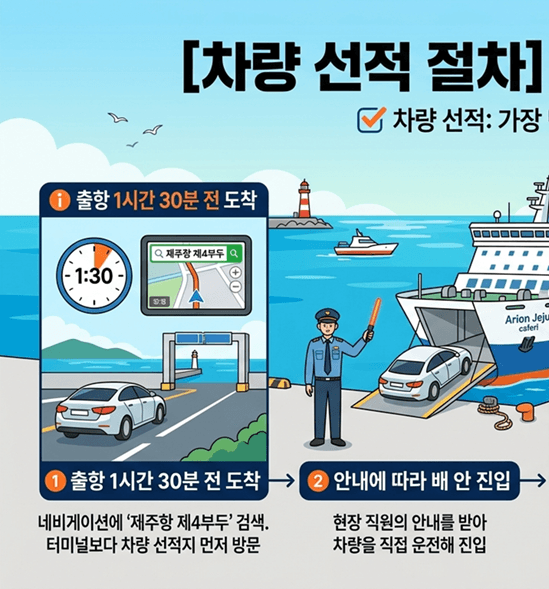 제주에서 고흥 가는 배