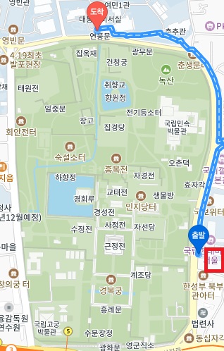 청와대-주변-주차장-추천-국립현대미술관주차장-위치