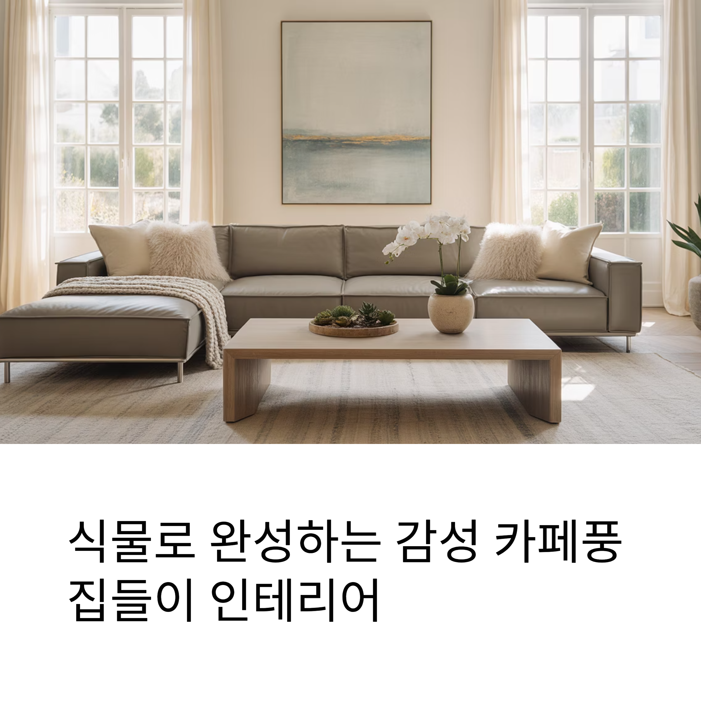 식물로 감성 인테리어