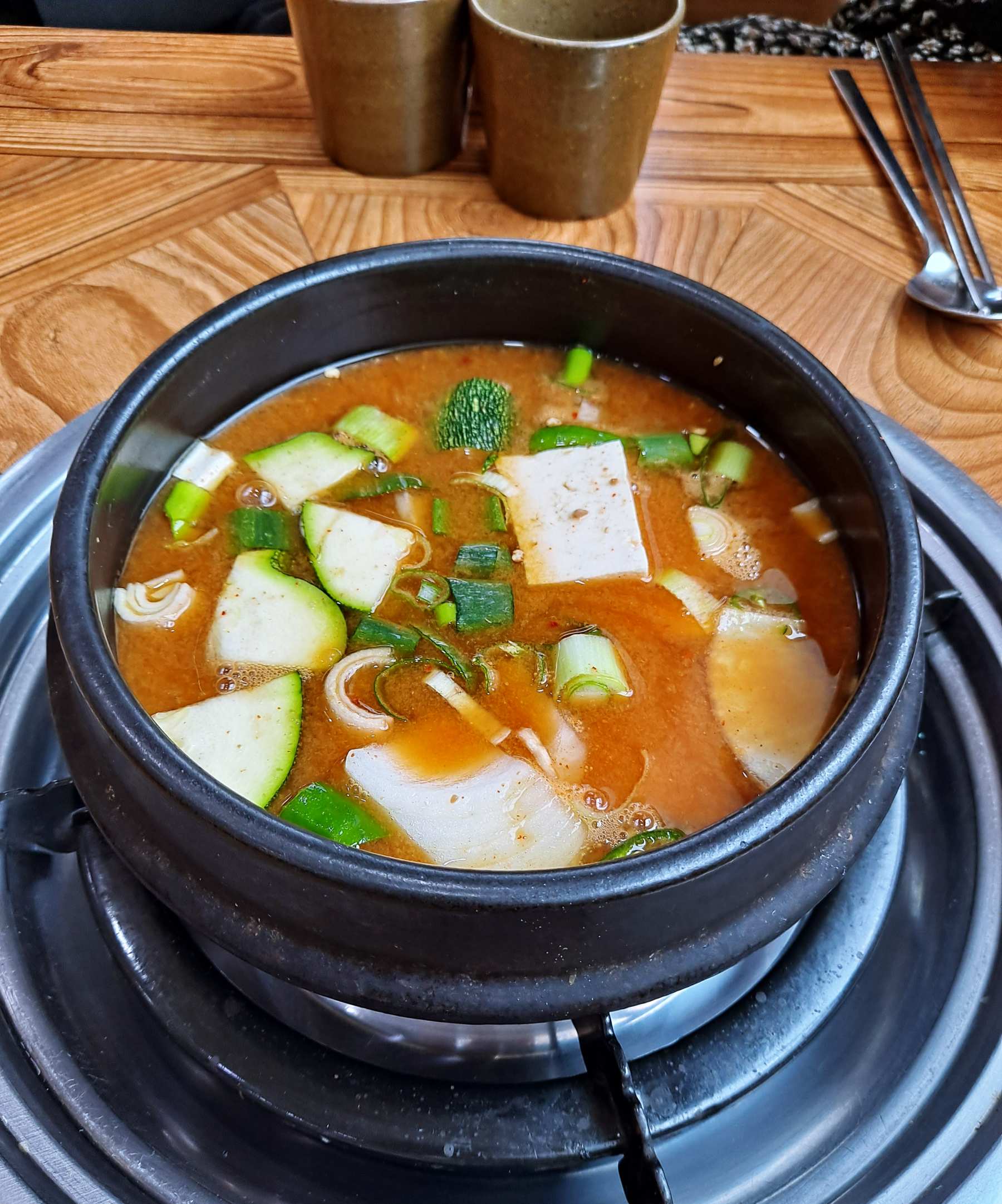 가마솥보리밥 된장찌개
