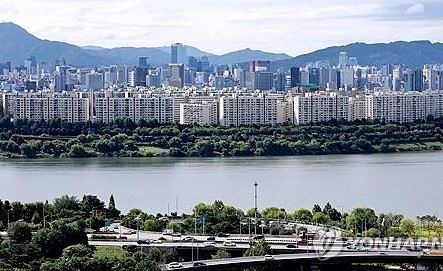 압구정 현대아파트 모습