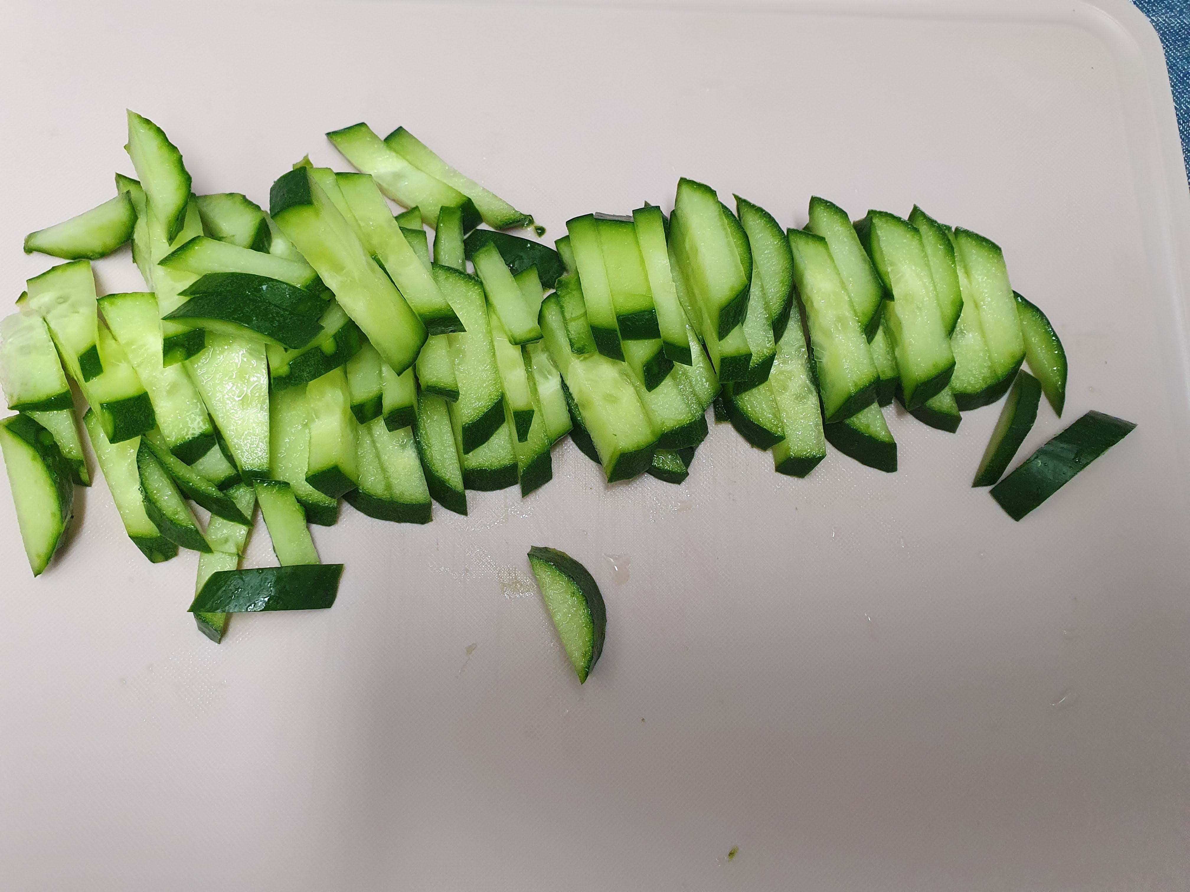 고사리볶음 오이