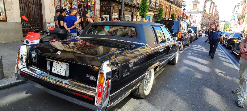 마드리드 전 시청 국빈방문 경호차1