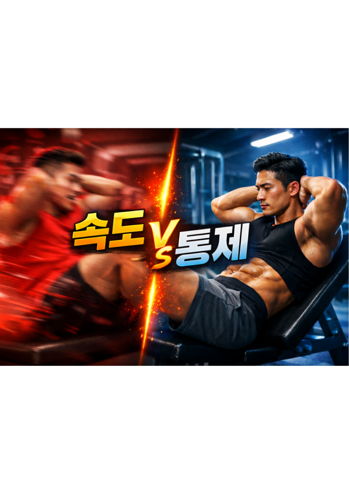 복근 운동 속도 vs 통제 무엇이 중요한가
( 복근 자극이 안 오는 진짜 원인)