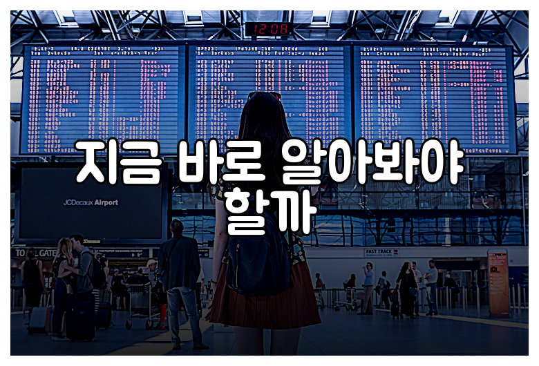 지금 바로 알아봐야 할까