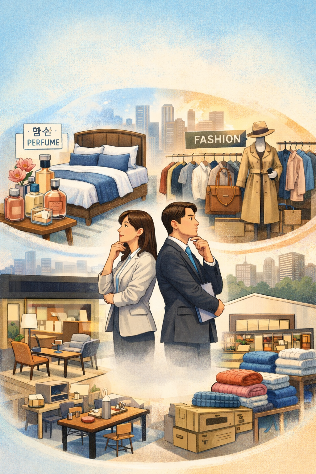 기업들의 신사업 확장 관련 이미지