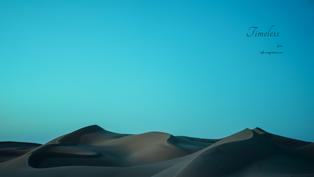 13 사막의 저녁 C - Timeless 풍경배경화면