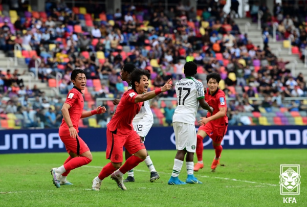 U-20 월드컵 4강진출 관련 이미지입니다.