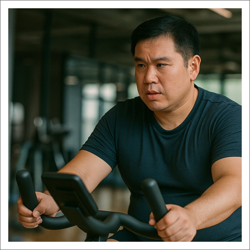 뱃살 빼기 운동법_자전거