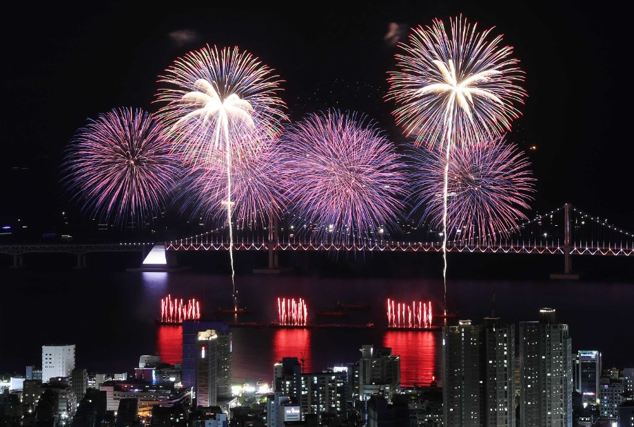 부산불꽃축제 사진