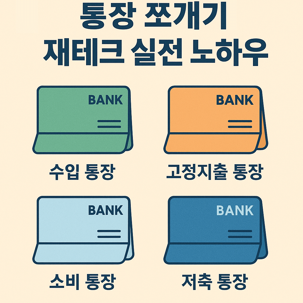 돈이 새는 걸 막아주는 통장 쪼개기 재테크 실전 노하우