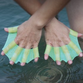 수영 오리발, 개구리발