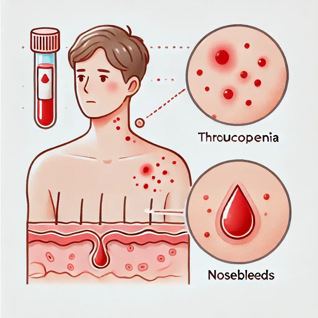 혈소판감소증의 주요 증상