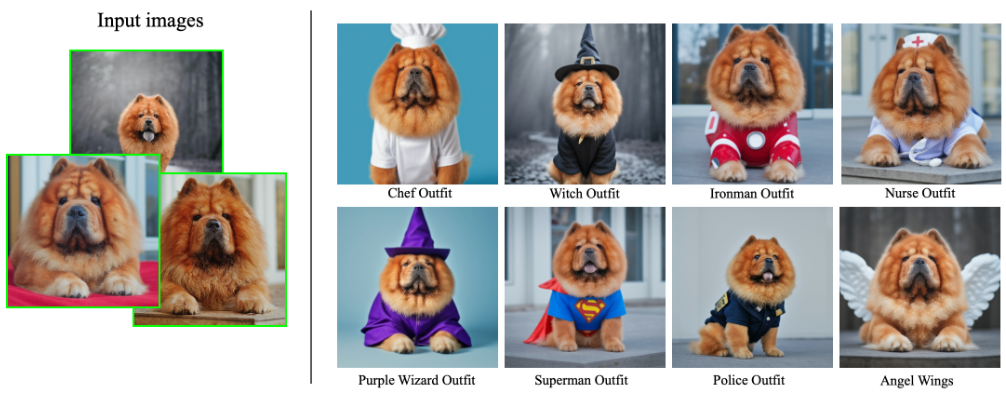 DreamBooth 적용 예 - 액세서리 착용