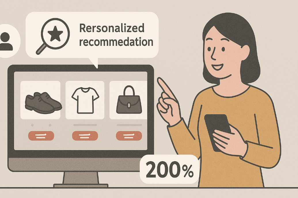 옴니채널 개인화 추천으로 평균 주문 금액 200% 증가