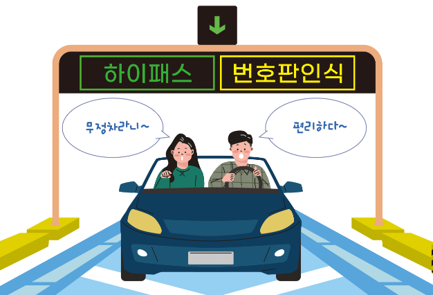 고속도로 통행료 미납조회 및 납부를 위한 스마트톨링 시범사업 안내화면