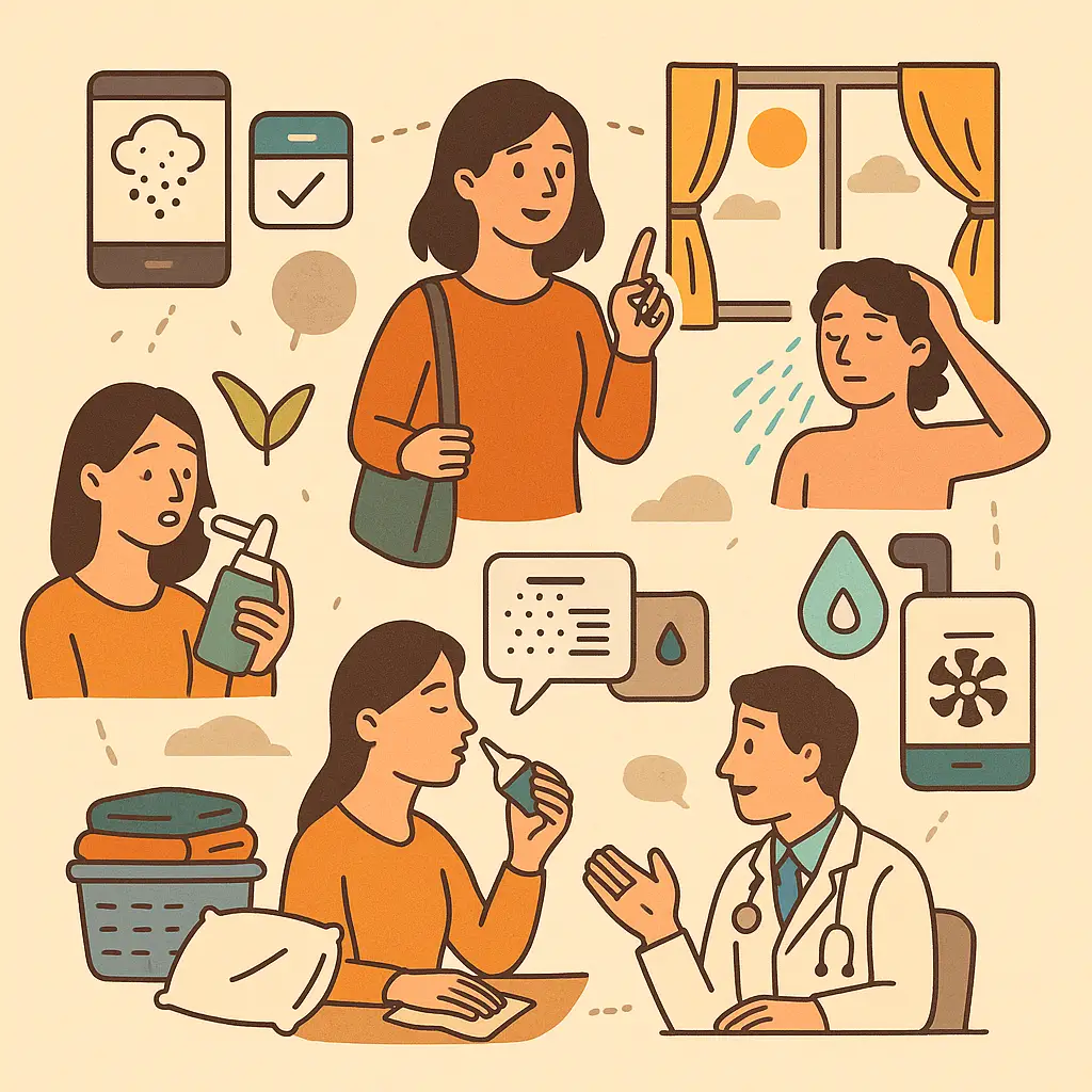 가을 비염, 생활 속 7대 예방 루틴 체크리스트