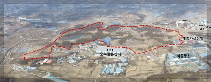 음성 천본산업단지 위치도