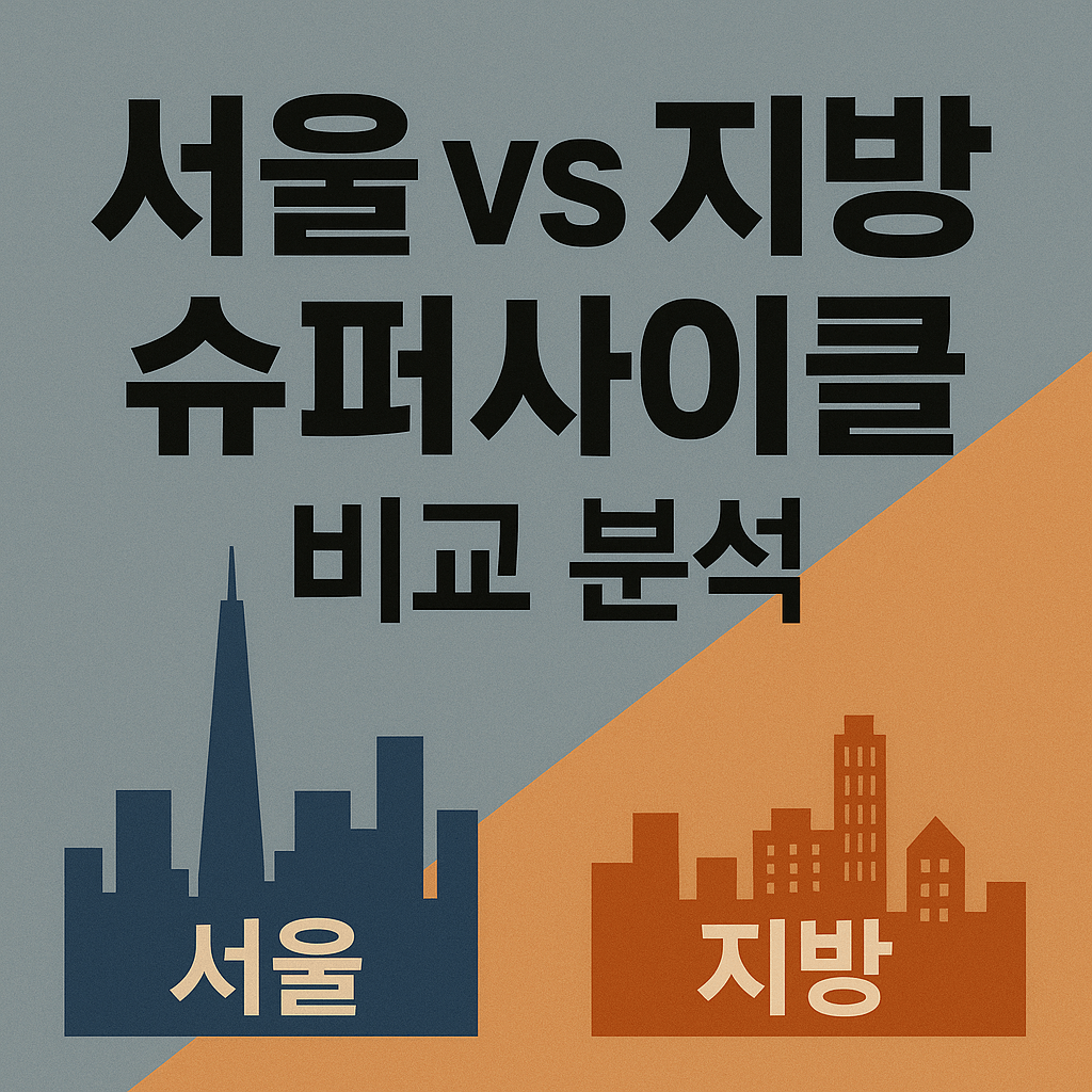 서울vs지방 슈퍼사이클 비교분석
