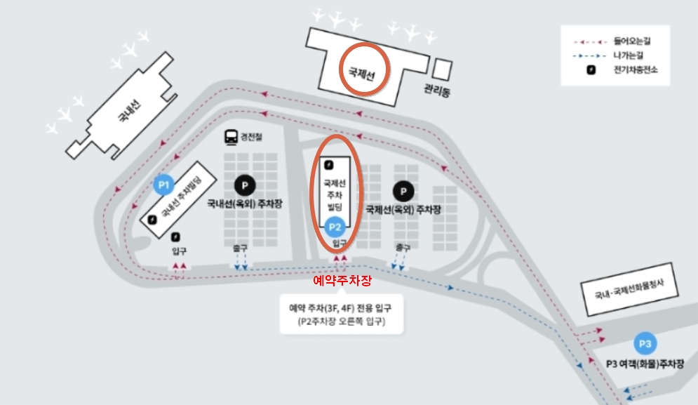 김해공항 예약주차장 위치