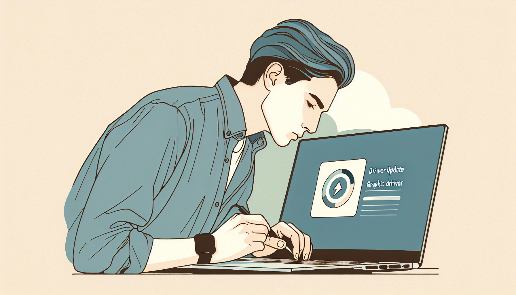 노트북화면깜빡임해결