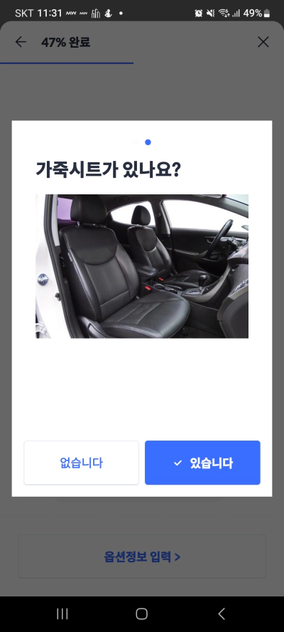 헤이딜러 어플 중고차 판매 조회 후기