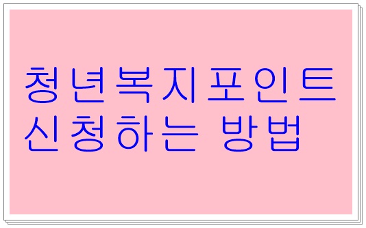 청년복지포인트