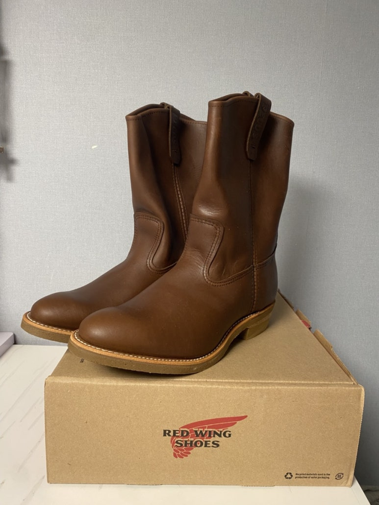 레드윙(REDWING) 페코스 1155 11인치 브라운 부머 엔지니어부츠 웨스턴부츠 레드윙부츠 아메카지 워크웨어
