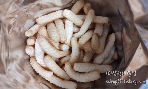 농심 새우깡 오리지널 90g 개봉 후