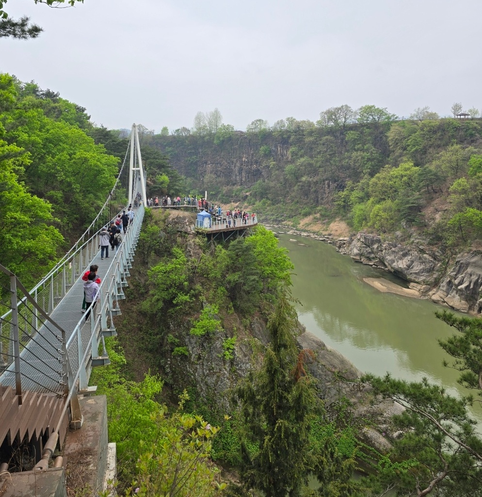 한탄강 주상절리 이미지